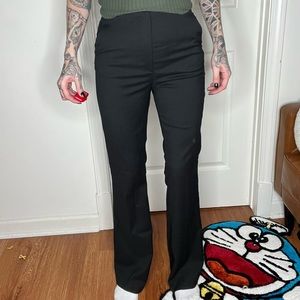 H&M High Rise Straight Leg Dress Pants